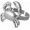 Silver, variant on Unisex's Stainless Steel Personalized Ocean Style Shell Styling Trend Ring Silver Large Adjustable Opening