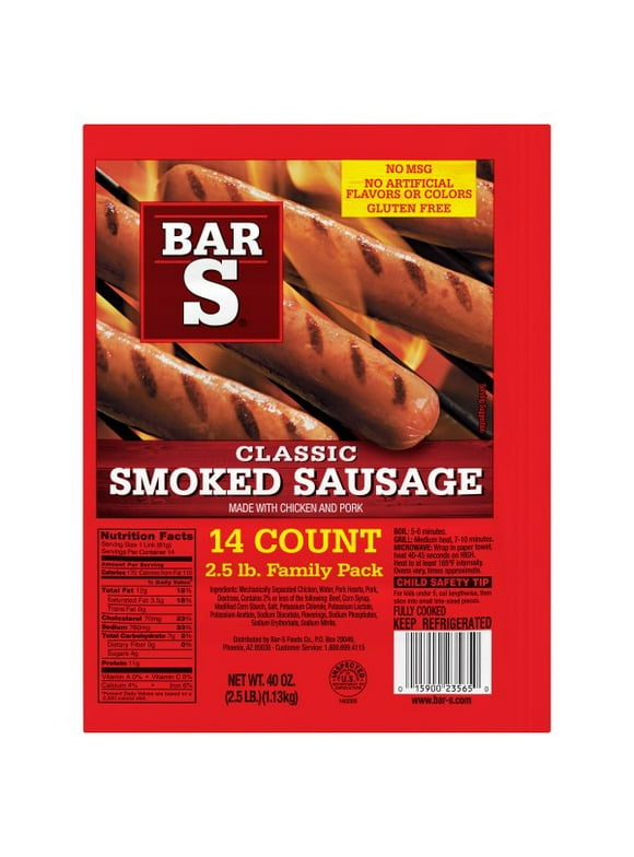 Smoked sausage in Sausages