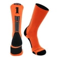 thumbnail image 2 of Orange/Black Player Id Crew Number Socks (#13, Small), 2 of 2