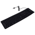 thumbnail image 1 of Estbridge 109 Key Silicone Folding Keyboard USB Roll up Work, 1 of 6