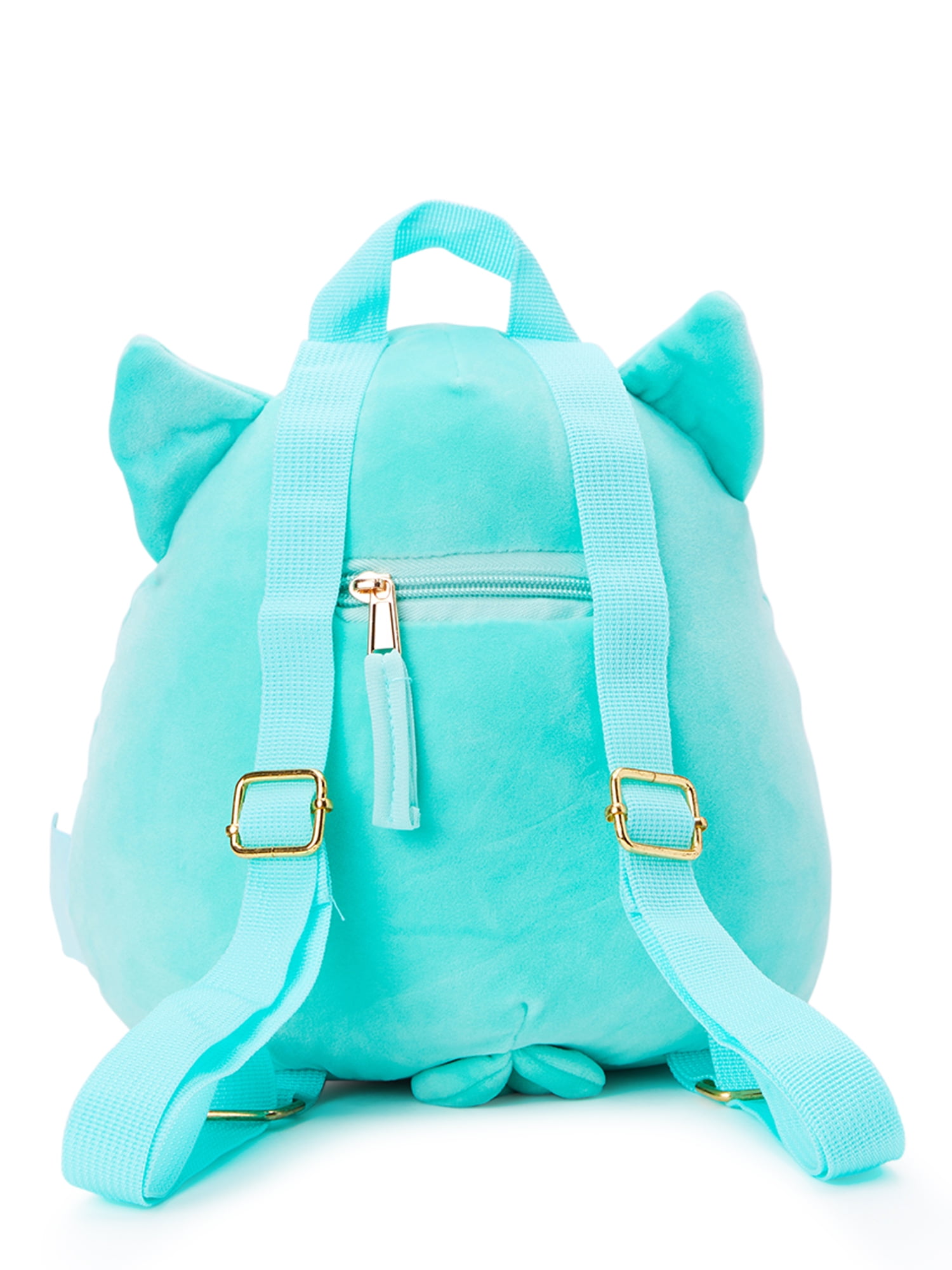 Squishmallows Winston Owl Unisex 10" Plush Mini Backpack, Mint