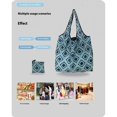 thumbnail image 3 of Wisolt Reusable Tote Bag Set of 6 - Large Capacity, Foldable & Printed, for All Ages' Shopping & Storage., 3 of 8