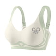 thumbnail image 1 of Bocqde Seamless Sport Bras for Women Plus Size Stretch Breathable Wire-Free Gathering Push Up Yoga Bra Rhinestones Soft Support Full Coverage Bra with Adjustable Strap, M-4XL, 1 of 5