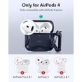 thumbnail image 2 of Funda para AirPods 4 ESR HaloLock Cyber Series con protección contra caídas, 2 of 9