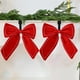 thumbnail image 4 of Adorno Navideño de Terciopelo con Forma de Lazo Pequeño para Árbol de Navidad, Decoración para Ventanas, Adornos Navideños., 4 of 6