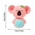 thumbnail image 6 of Squeaky Dog Toy-Interactive Pet Chewing koala Shape Design  Best Chew Toy for Aggressive Chewers, Fun Interactive Pet Gift for Christmas/New Year, Puppy Teething Toy for Dogs Boredom Relief Pink(1), 6 of 7