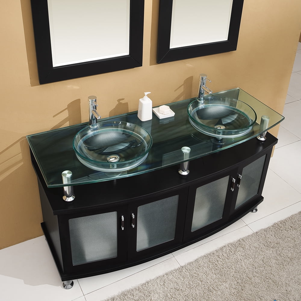 Contento 60 Espresso Double Sink Modern Bathroom Vanity W Mirrors Fvn3310es Walmartcom Walmartcom Contento 60 Espresso Double Sink Modern Bathroom Vanity W Mirrors Fvn3310es Walmartcom Walmartcom