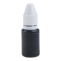 Sinyiin Premium Stamp Refill Ink Black Refill Ink 10 ml Ink Bottle for Most Identity Theft for Protection Roller Stamps
