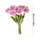 thumbnail image 3 of CaiYueKe Artificial Bellflower Bouquet 7 Stems Fake Flowers Silk Flower Arrangement for Wedding Photography Home Table Decor Vase Filler Centerpiece Party Decoration, 3 of 8