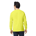 thumbnail image 3 of Gildan Ultra Cotton Men’s Safety Long Sleeve T-Shirt, ANSI Compliant, High-Visibility, Safety Green, S, 3 of 5