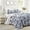 Navy_White, variant on Tanisha Reversible Quilt Gray/Purple 3Pc Set Full/Queen