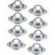 thumbnail image 1 of 8-Pack Small Nylon Ball Casters for Furniture & Cabinets - Transfer & Transport Wheels, 1 of 5