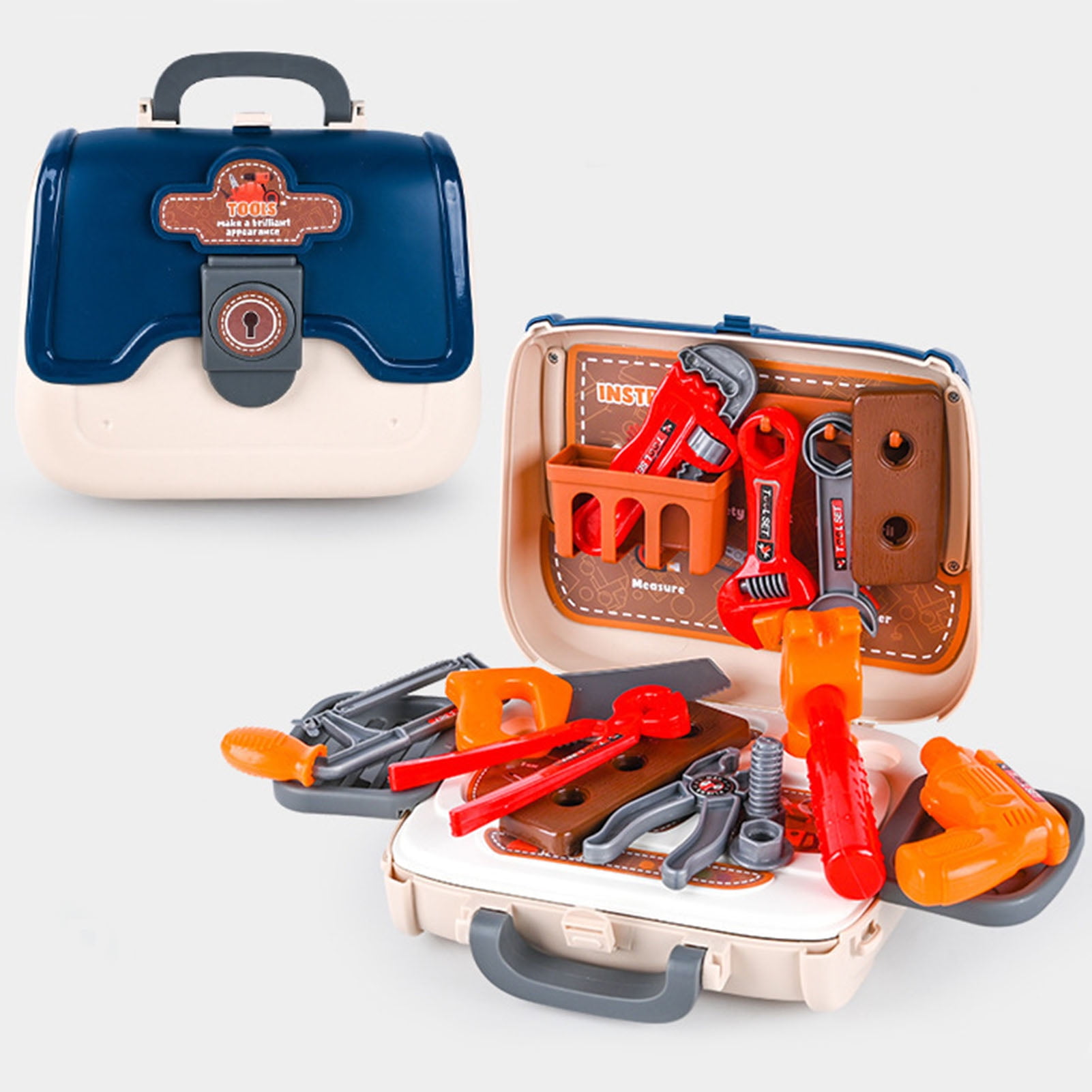 Cheers US Beauty Vanity Play Set - Kids Play Vanity Toy with Pretend Makeup Accessories Beauty Salon Play Set Christmas Birthday Gifts for Little Girl