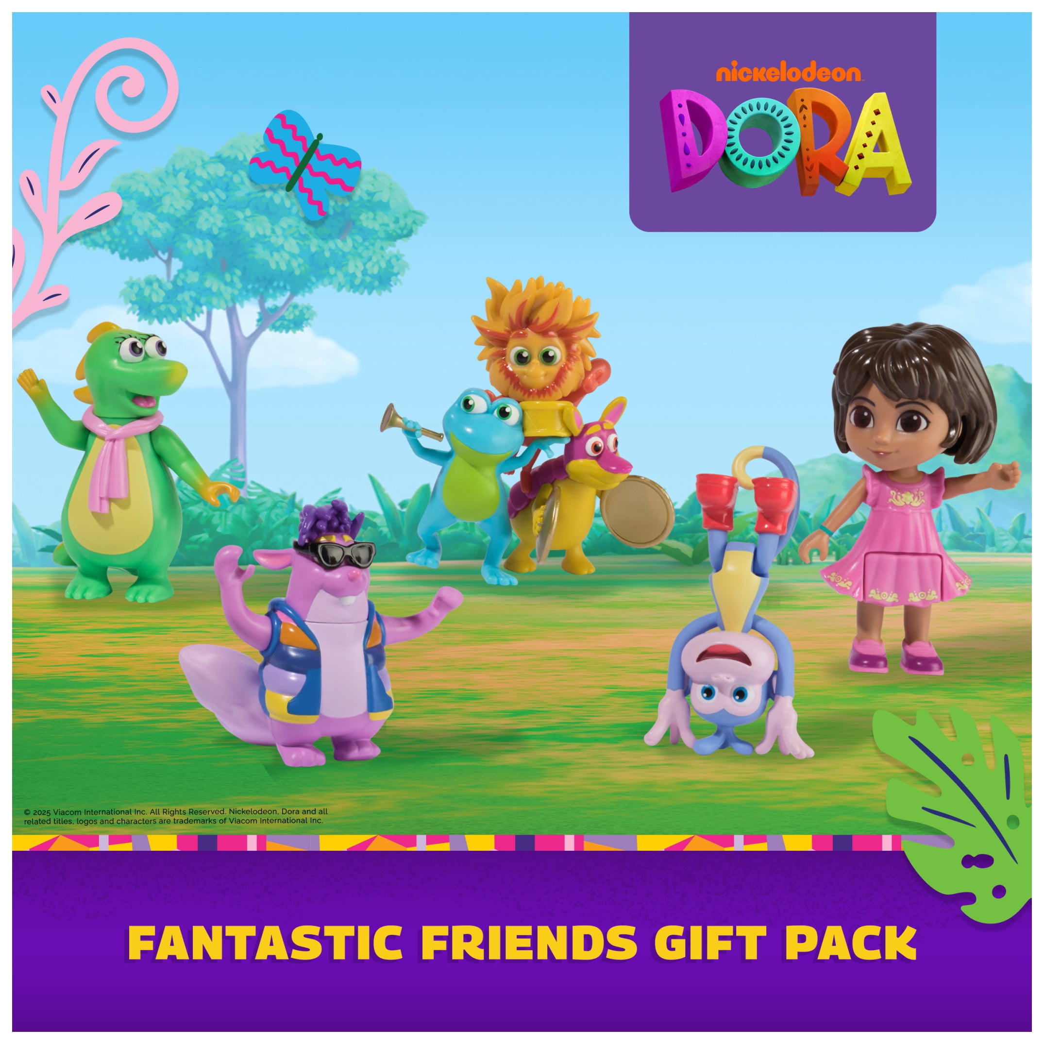 Dora the Explorer, Fantastic Friends Collectible Doll and Figure 4-pack, for Kids 3 and up