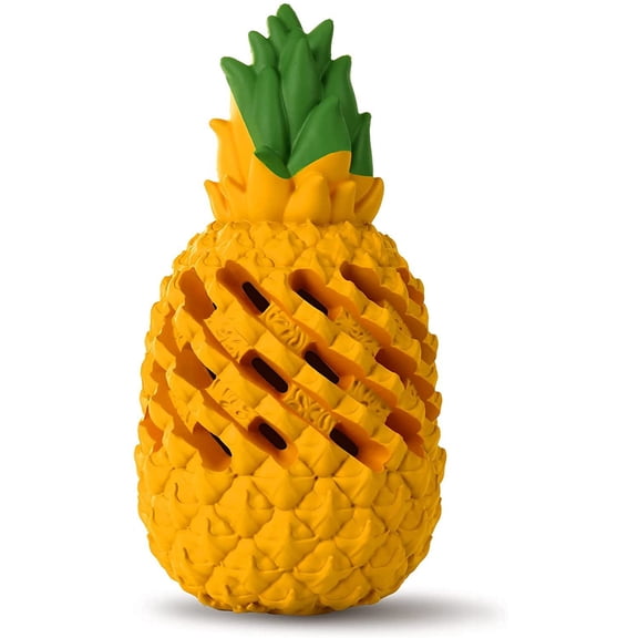 Dog Toy for Aggressive Chewers Large Breeds, Indestructible Dog Teeth Clean, Pineapple Tough Treat Dispensing Toys for Large Dogs (Giant)