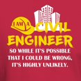thumbnail image 3 of CafePress - I Am A Civil Engineer T Shirt T Shirt - Men's Classic Graphic Cotton T-Shirt, 3 of 4