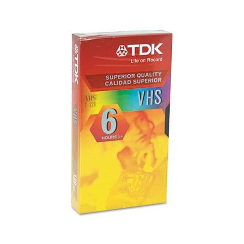 standar grade TDK vhs superior quality 6 hrs
