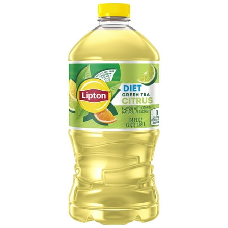 2 Pack - Lipton Diet Green Tea Citrus 64 Fl Oz Package May Vary