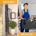 thumbnail image 6 of JOZ 5-Step Ladder, 800lbs Portable Folding Ladders for Home, with Handrails and Tool Tray and Anti-Slip Pedal, Black, 6 of 9
