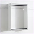 thumbnail image 2 of Closet Systems, Devi Modular Wall-Mounted Wood Closet with White Oak Finish | White | Wood, 2 of 11