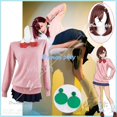 thumbnail image 2 of Disfraz de Anime Dandadan para cosplay de Momo Ayase, uniforme escolar JK, sudaderas de gran calidad, pelucas para Halloween, Navidad y niñas, 2 of 5