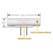 Plug in Dimmable LED Night Light with Dusk to Dawn Auto Sensor, Adjustable Brightness, Warm Light, Auto On/Off Nightlight for Bathroom, Hallway, Nursery, Bedrooms - Life is Better Around Campfire