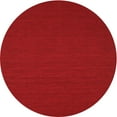 thumbnail image 1 of Ahgly Company Machine Washable Indoor Round Contemporary Ferrari Red Area Rugs, 10' Round, 1 of 7