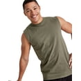 thumbnail image 6 of Hanes Essentials Men's Muscle Tank Sleeveless Tee Workout Gym Crewneck Midweight, 6 of 8