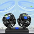 thumbnail image 7 of Car Fan Cooling 5V 12V 24V Car Fan Dual Head Usb Car Fan 2 Speeds Double Fan, 7 of 7