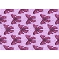 thumbnail image 1 of Ahgly Company Machine Washable Indoor Rectangle Transitional Medium Violet Red Pink Area Rugs, 4' x 6', 1 of 7