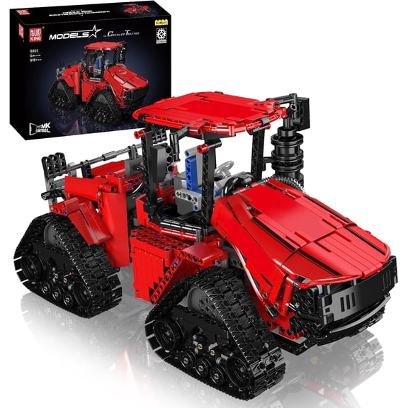 Crawler Tractor Building Toys, 1698 Pieces 4x4 Tracked Tractor Building Sets for Adults Age 14 , Construction Vehicle Model Blocks Kit Creative