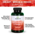 thumbnail image 6 of Swanson High Concentrate Omega-3 - Mini Softgels 570 mg 120 Sgels 4 Pack, 6 of 7