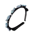 thumbnail image 6 of Beauty Tool Women Accessories Tooth design Fashion Rhinestone Double Bangs Hairstyle Hairpin Broken hair artifact HairClip Bangs fixed HeadHoop STYLE 10, 6 of 8