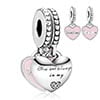 Mother and Daughter Hearts