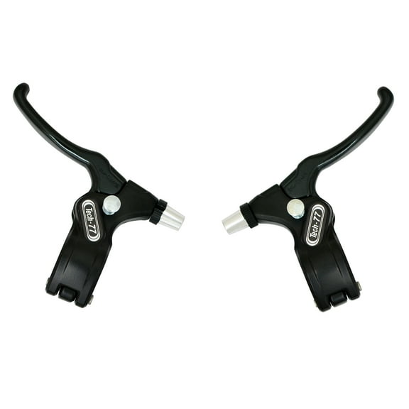 DIA-COMPE 182s-2 Tech77 w/ Thumb-lock Stopper Brake Lever Set , Black #DP2527