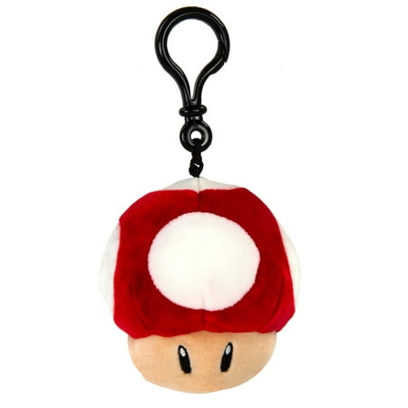 Mario Kart Club Mocchi Mocchi Mushroom Clip-On Plush