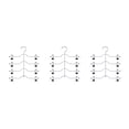 thumbnail image 4 of jesticaly Multi-Functional Skirt Hanger 4 Tier Pants Holder Clip Steel Adjustable Space Saving Trousers Hanging Rack Clothes Storage Rack 3Set, 4 of 6