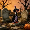 thumbnail image 3 of 7 Inch Halloween Goose Outfits Desk Outfit Mini Porch Goose Outfit for Desktop Goose Figurine Holiday Desk Goose Clothes Pointed Hat and Cape Set Witch (No Goose), 3 of 9