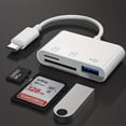 thumbnail image 3 of CNKOO Fast SD Card Reader Adapter with Type-C & USB Ports - Compatible with iOS  Android  Windows  MacBook  Cameras  and Phones - Compact  Portable  Durable Design for Quick Data Transfer, 3 of 7