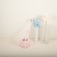 thumbnail image 5 of Unique Bargains Square Mini Ceramic Toothbrush Holder Pink 2.20"x2.20"x1.73" Electric Toothbrush Holder for Bathroom, 5 of 8