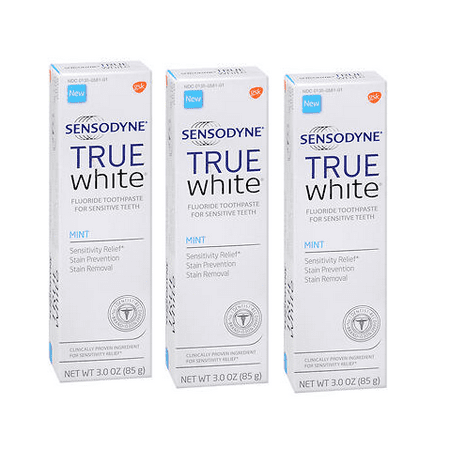 fluoride sensitive sensodyne toothpaste teeth mint oz true pack
