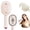 Pink, variant on Pawnexa Hair Brush 3 in 1 Scalp Care Brush Rechargeable Electric Spray Air Cushion Massage Comb Detangling Hair Care