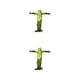 thumbnail image 4 of Decoración Ounissouiy escultura única verde figurita de Rana estilo nórdico hecha a mano, 4 of 6