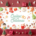 thumbnail image 5 of Festive Cookies Cocoa Banner Snowflake Christmas Display Snowman Reindeer Holiday Backdrop for Christmas Party Winter Gathering Holiday Celebration, 5 of 8