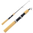 thumbnail image 3 of Winter Shrimp Fishing Rod Ice Fishing Rod Metal Carbon Fishing Rod Slip Wood Color Handle, 3 of 6