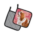 thumbnail image 2 of Carolines Treasures BB9750PTHD Cavalier Spaniel Love Paire de Porte-Pots, 2 of 3