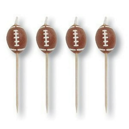 Access Tailgate Rush Football Candles, 4 Ct