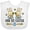 AA-White, variant on Inktastic 1st Easter Twin Boys Bunny Boys Baby Bib