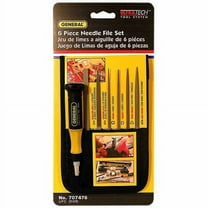 General Tools 707476 6-Piece Swiss Pattern Needle File Set