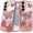 Rose Gold, variant on For Samsung s26 Plus Butterfly Freedom Shimmer Glitter Thick TPU Case Cover - Purple